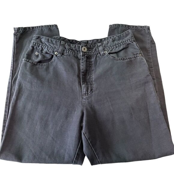 James Perse Standard Women's 5 Pocket Linen Canvas Pants, Size 27 - Picture 3 of 10